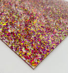 1/8" Pink & GoldConfetti Dots Cast Acrylic Sheets